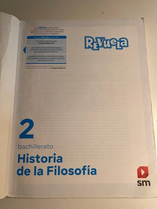 Historia de la Filosofía, 2 Bachillerato, Revuela