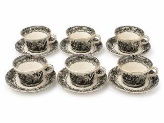 Tazas de té La Cartuja Pickman Sevilla