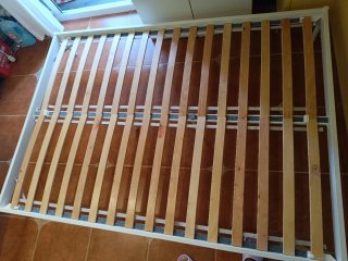 Estructura Cama IKEA VEVELSTAD 135x190 Blanca