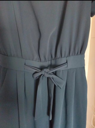 Mono elegante Zara color azul verdoso