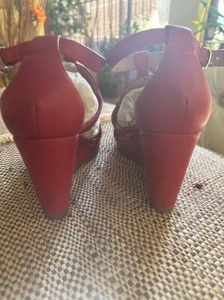 Sandali Emporio Armani Pelle Rossa Tg 38