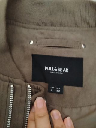 Chaqueta bomber ante