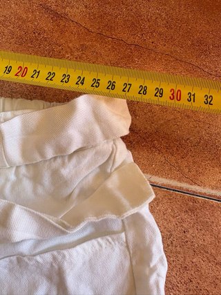 Pantalones blancos niña Talla M