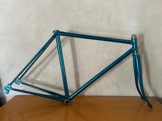 Cuadro Bicicleta Vintage Azul