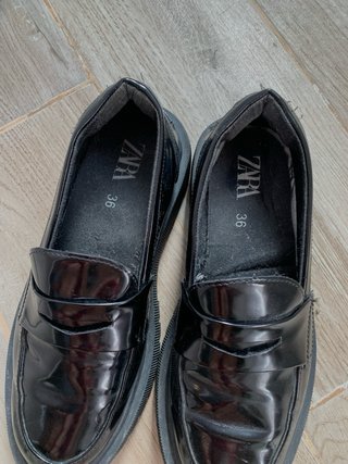 Mocassins Zara pretos tamanho 36