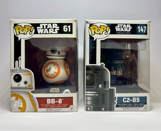 Lote Funko Pop! Star Wars: BB-8 #61 y C2-B5 #147