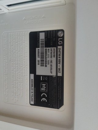 TV LG 24TK410V-W Blanca
