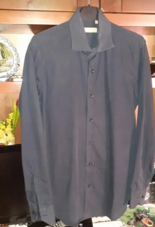 Camicia uomo grigia