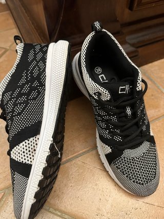 CMP Sneakers Donna Tg 38 Bianco Nero