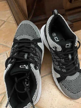 CMP Sneakers Donna Tg 38 Bianco Nero