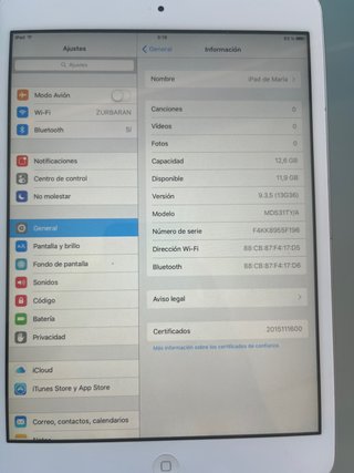 iPad mini 1ª gen 16GB WiFi Gris Espacial