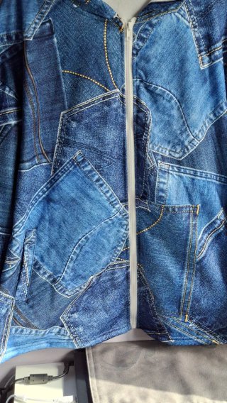 Abrigo estilo Tejano Patchwork