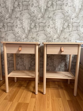 Conjunto Cómoda y 2 Mesitas Ikea Björksnäs