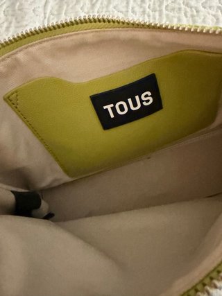 Bolso Tous verde estampado