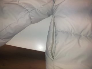 Chamarra acolchada gris