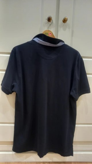 Polo Massimo Dutti chico azul