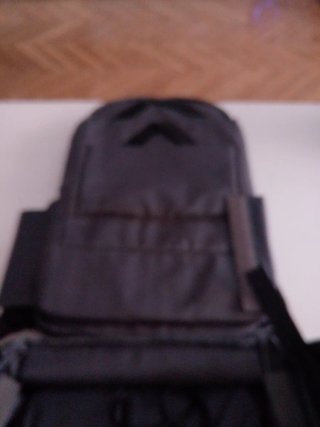 Mochila portátil negra antirrobo