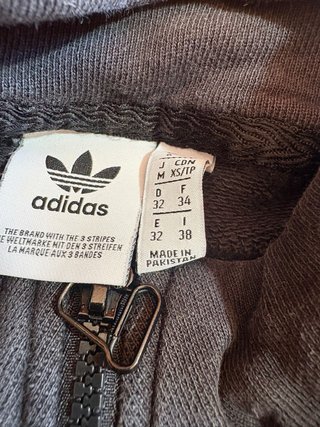 Sudadera Adidas Mujer Negra Media Cremallera