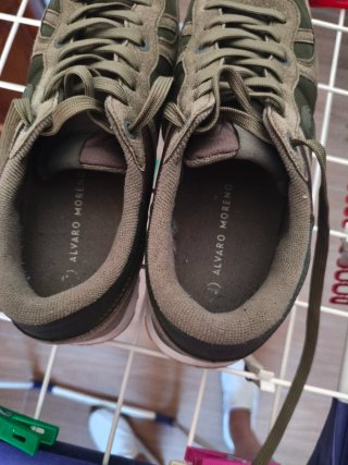 Zapatillas Alvaro Moreno Beige y Verde