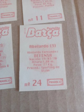 Cromos Barça Panini sin repetir