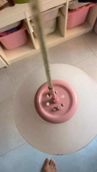 Lámpara infantil colgante rosa