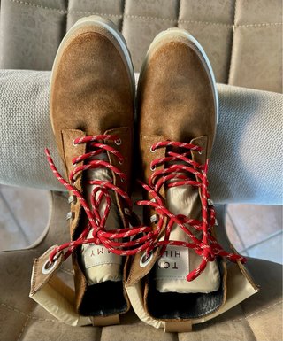 Anfibio Tommy Hilfiger camoscio marrone tg 38