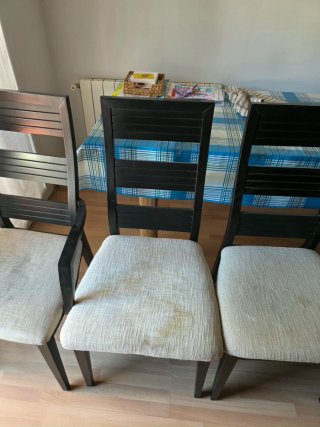 Sillas comedor madera maciza (6 unidades)