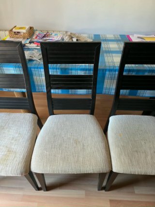 Sillas comedor madera maciza (6 unidades)