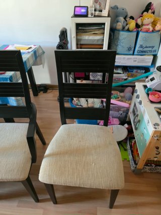 Sillas comedor madera maciza (6 unidades)