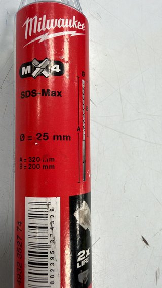 BROCA MILWAUKEE M4 SDS MAX 25MM