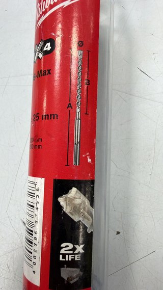 BROCA MILWAUKEE M4 SDS MAX 25MM