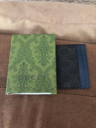 Portacartellini Gucci Nero e Blu