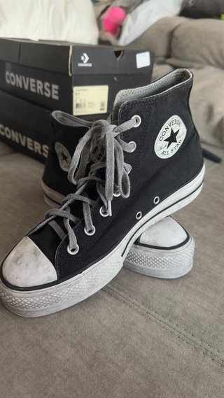 Converse All Star Zapatillas Negras Talla 39,5