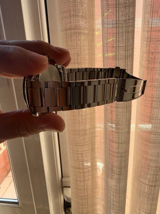 Reloj Lorus Cronógrafo VD53 Plata y Azul