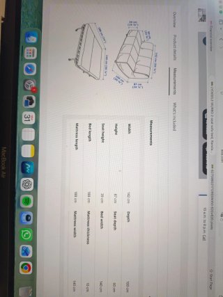 Sofá Cama IKEA Lycksele Murbo 2 Plazas