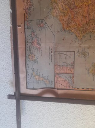 Mapa antiguo España y Portugal Paluzie