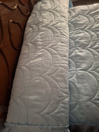 Edredón cama 1,05 azul