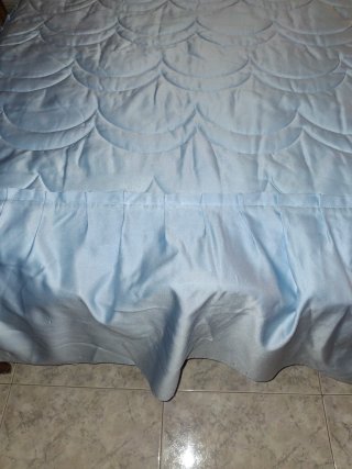 Edredón cama 1,05 azul
