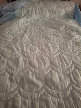 Edredón cama 1,05 azul