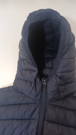 Chaleco plumífero H&M Azul Marino Talla S