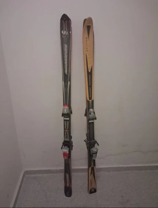 Esquís Rossignol y Fischer