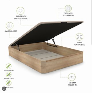 Canapé Madera Lignova 150x190