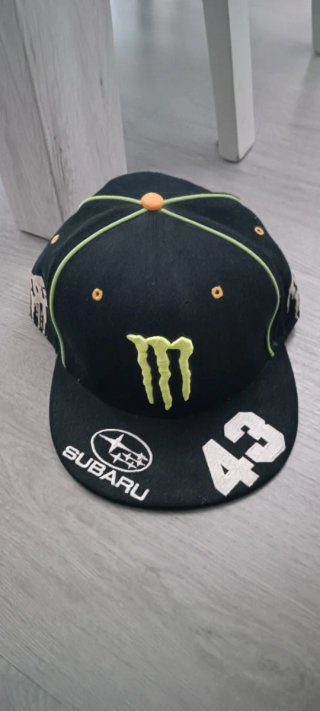 Gorra Ken Block Subaru Monster Energy Negra
