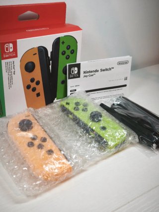 Nuevos! JoyCons Nintendo Switch Naranja y Verde