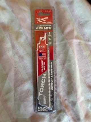 Sierra Sable Milwaukee Carbide 6 10 TPI