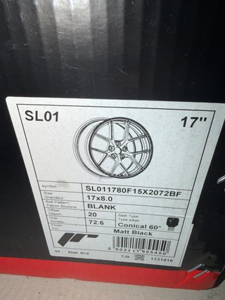 Llantas JR SL01 17” Negras BMW