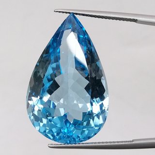 Topacio Azul Natural 62.62 ct - Talla Pera