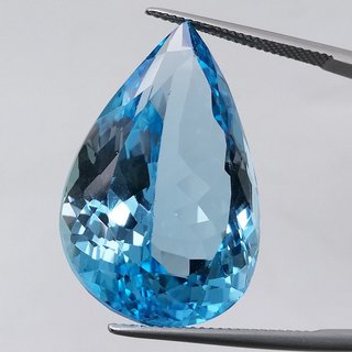 Topacio Azul Natural 62.62 ct - Talla Pera