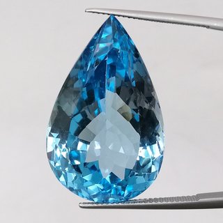 Topacio Azul Natural 62.62 ct - Talla Pera