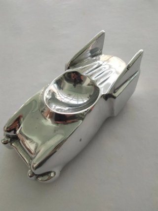 Cenicero Coche Batmobile Art Déco Aluminio